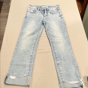 Classic Light Blue Straight Leg Women's Jeans